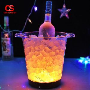 Xô Đựng Rượu LED Đổi Màu Đa Sắc Trang Trí Quầy Bar Sang Trọng