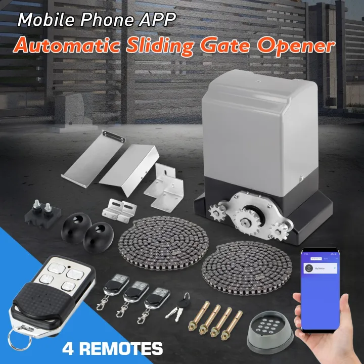 1500Kg%20550W%20Automatic%20Door%20Opener%20Electric%20Sliding%20Gate%20Opener%20Kit%20%20AC%20Motor%20Gate%20Door%20Operators%20Kit%20With%204%20Remote%20+%20APP%20Control%20-%20Image%208