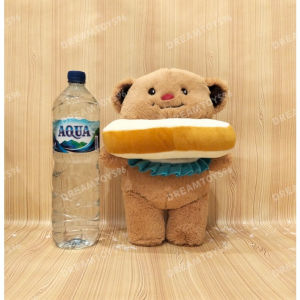 Dreamtoys96 Boneka Kapibara Roti Animal Capybara Roti Celemek Cute M