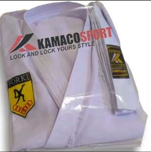 Baju Karate Anak Satu Set Logo Bordir