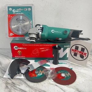 MESIN GERINDA TANGAN 4” SH05 + Mata Saw Blade 40T Circle /Mata Potong Kayu 4in 40T