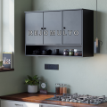 Kitchen Set Dapur Minimalis atas 3 pintu Rak dapur tempel dinding serbaguna modern aesthetic rak piring. 