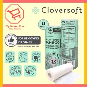 Cloversoft Unbleached Bamboo Multi Purpose Cloth Wipes