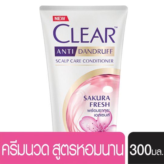 Clear Hair Conditioner Sakura Fresh 300 ML. เคลียร์ ครีมนวด ซากุระ เฟรช ...