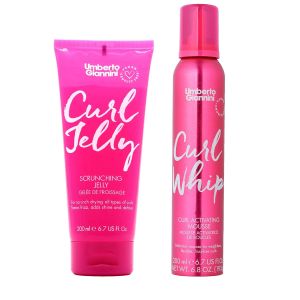 Umberto Giannini Curl Jelly Scrunching Jelly 6.7 fl Oz - Frizz Solution Defining Hair Gel for 2a-4c Curly Wavy Coily Hair - Vegan & Cruelty-Free