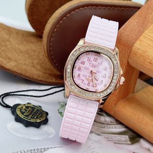 GRAND EAGLE นาฬิกาผู้หญิง แบรนด์แท้ กันน้ำได้ สายนาฬิกา ยางเรซิน ขนาด 32 มม