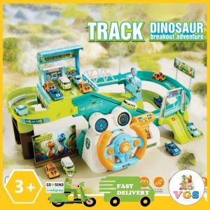 Mainan Anak Track Dinosaur Breakout Adventure