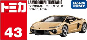 Mô Hình Xe Ô Tô Kim Loại Tomica No. 43 Lamborghini Temerario (1:64) - Takara Tomy