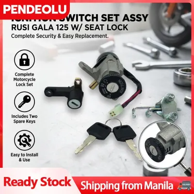 Motorcycle Ignition Switch Set Assy with Seat Lock for RUSI GALA 125 [TOP SLAE]