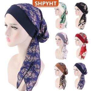 [COD] SHPYHT SPORTS Women Cancer Head Scarf Chemo Hair Loss Hat Turban Pre-Tied Headwear Bandana New