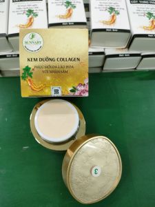 (Tăng kèm serum ngọc trai) kem dưỡng nhân sâm” lấy lại làn da mướt mịn căng bóng LÀM MỜ THÂM DO MỤN - TĂNG SÁNG 3 TONE Cải thiện sắc tố đánh bay nám tàn nhang