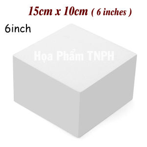 Khuân Xốp Hình Vuông Màu Trắng Nhiều Size Không Thấm Nước Dùng Làm Mô Hình Bánh Kem Trang Trí Lễ Cưới Valentin Sinh Nhật Phòng Tiệc Kê Giỏ Quà Làm Tráp Ăn Hỏi Decor Chụp Hình Tuyệt Đẹp