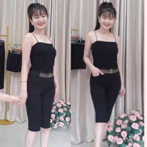 Quần ngố bomquần lửng baggy chất umi cạp chữ siêu co giãn mặc thoải mái dễ chịu cho mùa hè