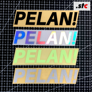 (isi 4 lembar) Stiker Cutting PELAN Sticker Motor VIral Murah Sticker Cutting Hologram reflector fosfor