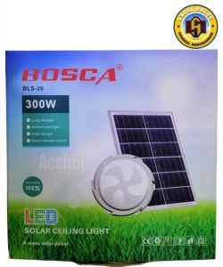 BOSCA SOLAR CEILING LIGHT 60W/100W/200W/300W FOR INDOOR USE WITH REMOTE TRICOLOR HEAVY DUTY CEILING LIGHT