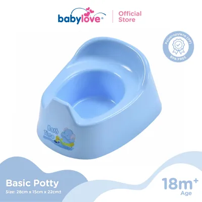 Babylove Basic Potty - Easy-Clean Lightweight & Hygienic Potty Trainer | 6–12 Months