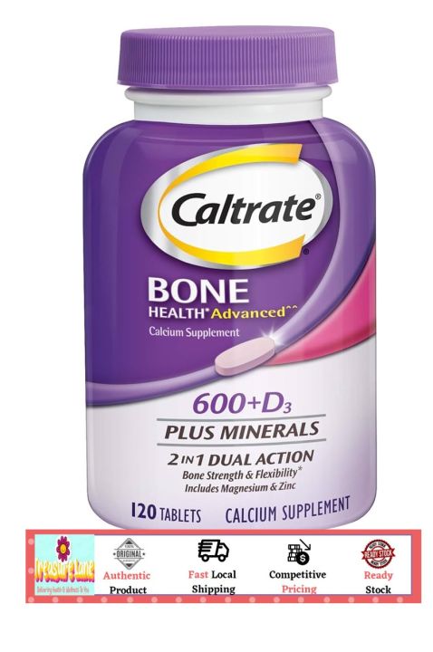 Caltrate Bone And Muscle 120 Tablets Us Version 600mg Calcium 800iu