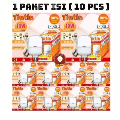 paket 10 pcs Lampu LED 10w 10 watt Tintin Tin Tin Lampu murah lampu capsule termurah 10 pcs led capsule