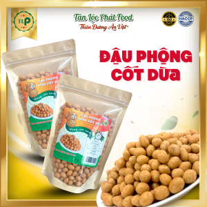 ĐẬU PHỘNG CỐT DỪA TÂN LỘC PHÁT TÚI 500G THƠM NGON ĐẬM VỊ