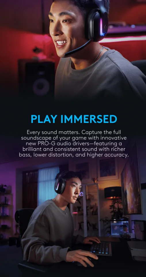 Logitech G522 Lightspeed Wireless Gaming Headset (Black / White) | Lazada  Singapore