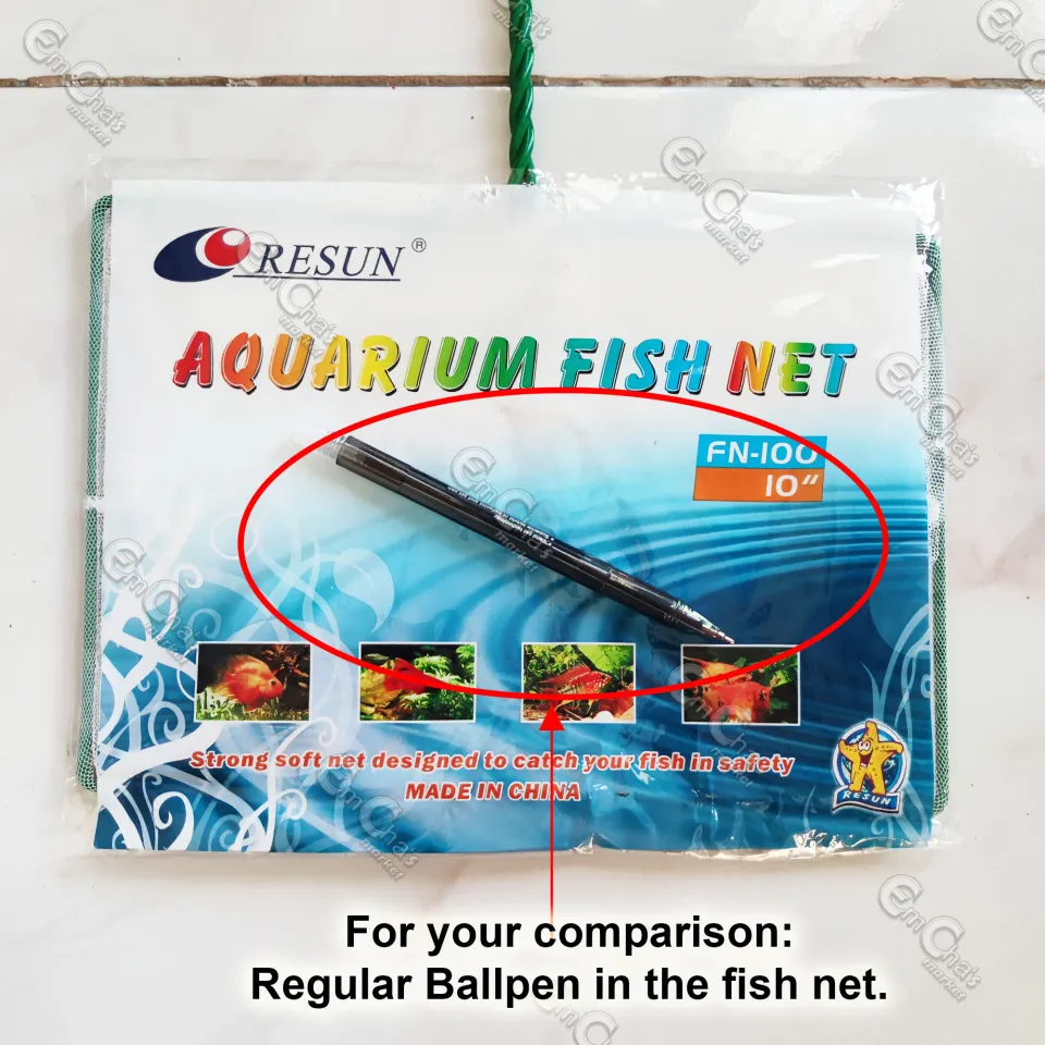 LARGE Fish Net 10 inches (TEN INCHES) Aquarium Accessories Aquarium Net  Fish Capture (acc)