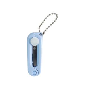 กรรไกรกล้องส่องทางไกลแบบพกพามินิพับได้แบบทำมือกรรไกรสำหรับงานฝีมือกรรไกรสแตนเลสสตีลพร้อมพวงกุญแจ