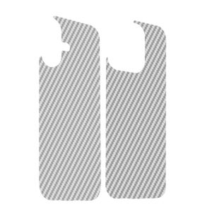 10ชิ้น/เซ็ตคาร์บอนไฟเบอร์สามารถใส่ได้กับ IPhone ฟิล์มบางหลังแบบเต็ม16 16Plus ป้องกันการลื่นป้องกันสติ๊กเกอร์ติดหน้าจอ