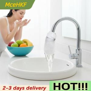 MceHKF 20pcs Faucet Water Filter Cotton for Household Tap Purification Replacement Improve Water Quality Portable Solution for Kitchen Bathroom