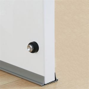 Upgraded door seal strip PVC door suction sound insulation strip door bottom gap barrier strip door seam seal strip
