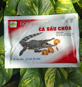 [TRUNG THIEN THINH] Thuốc diệt ốc bưu vàng ốc sên dạng phun xịt hiệu CÁ SẤU CHÚA 810WP gói 70 gram