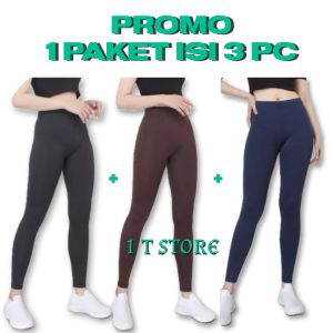 PROMO ISI 2PC 3PC 4PC 5PC 6P 7PC 8PC Celana Legging Panjang Wanita Std & Jumbo Cod