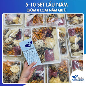 Lẩu nấm quý 100g (set hầm siêu nấm thơm ngon bổ dưỡng) 5 Set - Thảo Dược Hạnh Nguyên