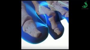 JUMPOW Hammer Toe Straightener for Women & Men - 4 Pcs Broken Toe Wraps Hammer Toe Corrector Toe Splint Relief for Broken Toes Crooked Toes & Overlapping Toes