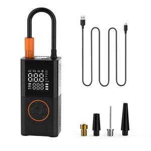 อุปกรณ์สตาร์ทรถจักรยานอุปกรณ์ช่วยกระโดดเครื่องสูบลมยางดิจิทัลพร้อมไฟ LED สำหรับสถานการณ์แรงดันลมยางต่ำที่ไม่คาดคิด