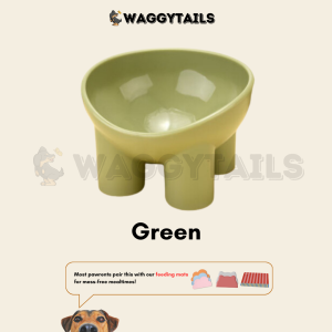 [SG Stock] Pet Bowl | Cat Bowl | Elevated Bowl | Neck Protection | Dog Bowl | Plastic