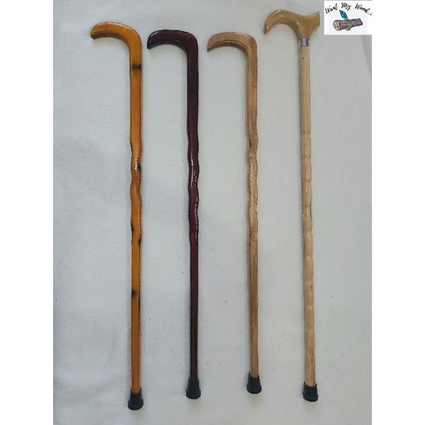 Tungkod - Cane Wooden Walking Stick for Adults