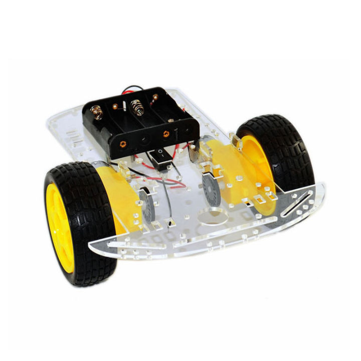 2WD robot chassis with motors and wheels for Arduino line follower ...