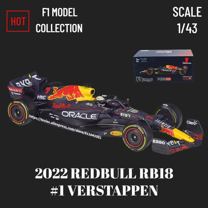 Bburago F1 2022 Car Model with Showcase 75th Ferrari F175 Scale 1:43