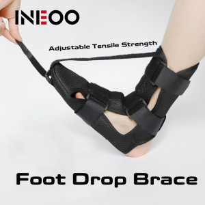 INEOO Adjustable Plantar Fasciitis Foot Drop Orthotic Brace Rehabilitation Fixed Foot Rest Socks Breathable Night Splint Easing Pains