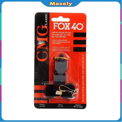 Masely Fox 40 Professional Whistle With Neck Strap Multifunctional Football/Basketball/Hockey/Outdoor