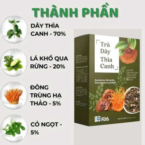 ✅ Trà tiểu đường Dây Thìa Canh [Chính Hãng Cao Cấp] ✅ Ổn định đường huyết phòng chống biến chứng tiểu đường hộp 30 gói