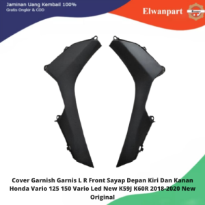Cover Garnish Garnis L R Front Sayap Depan Kiri Dan Kanan Honda Vario 125 150 Vario Led New K59J K60R 2018-2020 New Original