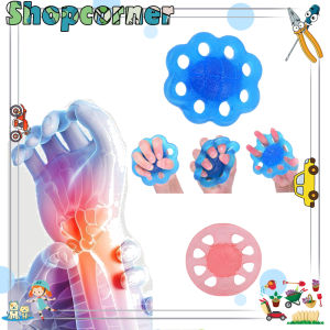 Finger Trainer Squeeze Adhd Pelatih Jar/Alatsenam Latihan Jari - Biru Dan Merah Muda