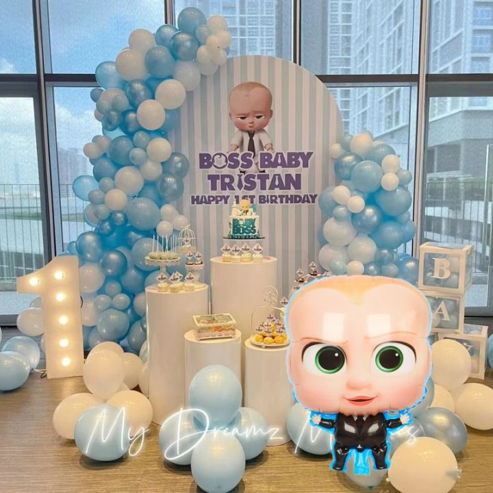Boss Baby Baby Shower Decorations For Boy Cartoon Set Boss Baby