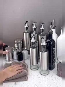 [SG Seller]Multi-layer storage rack tabletop storage rack Stainless Steel Kitchen Condiment Rack Rak