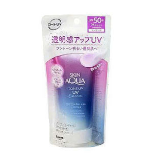 Kem chống nắng Rohto Skin Aqua Tone Up UV Essence SPF50/PA++++ tuýp 80ml - phiên bản mới chính hãng Nhật!