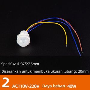 Lampu Malam Led Dengan Sensor Gerak Inframerah Untuk Rumah / indoor / outdoor