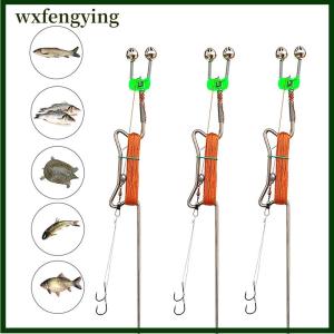 wxfengying คันเบ็ดตกปลาอัตโนมัติ คันเบ็ดตกปลาอัตโนมัติขนาดเล็กคันเบ็ดอัตโนมัติสำหรับคนขี้เกียจคันเบ็ดแบบสปริง