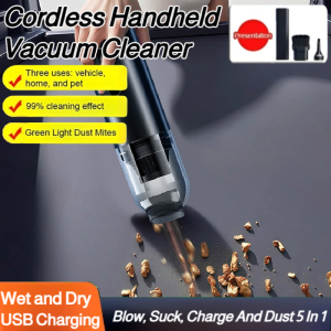 Portable 5in1 Smart Car Vacuum Cleaner Car Vacuum Cleaner Home Dry&amp Wet Vacuum Cleaner 智能手持吸尘器