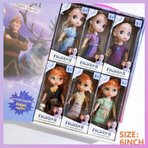 YUNLEO 6pc/set Anime Doll Set Cartoon PVC Action Model Cute Toys Doll Kids Gift
